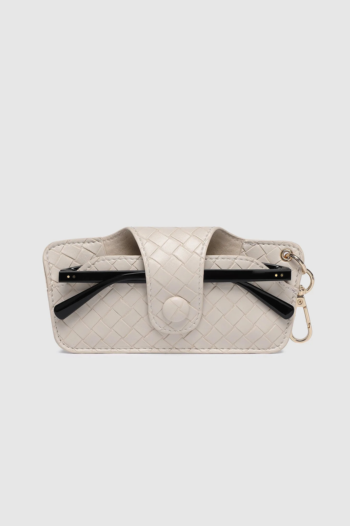 Skittle Sunglass Case Woven Vanilla