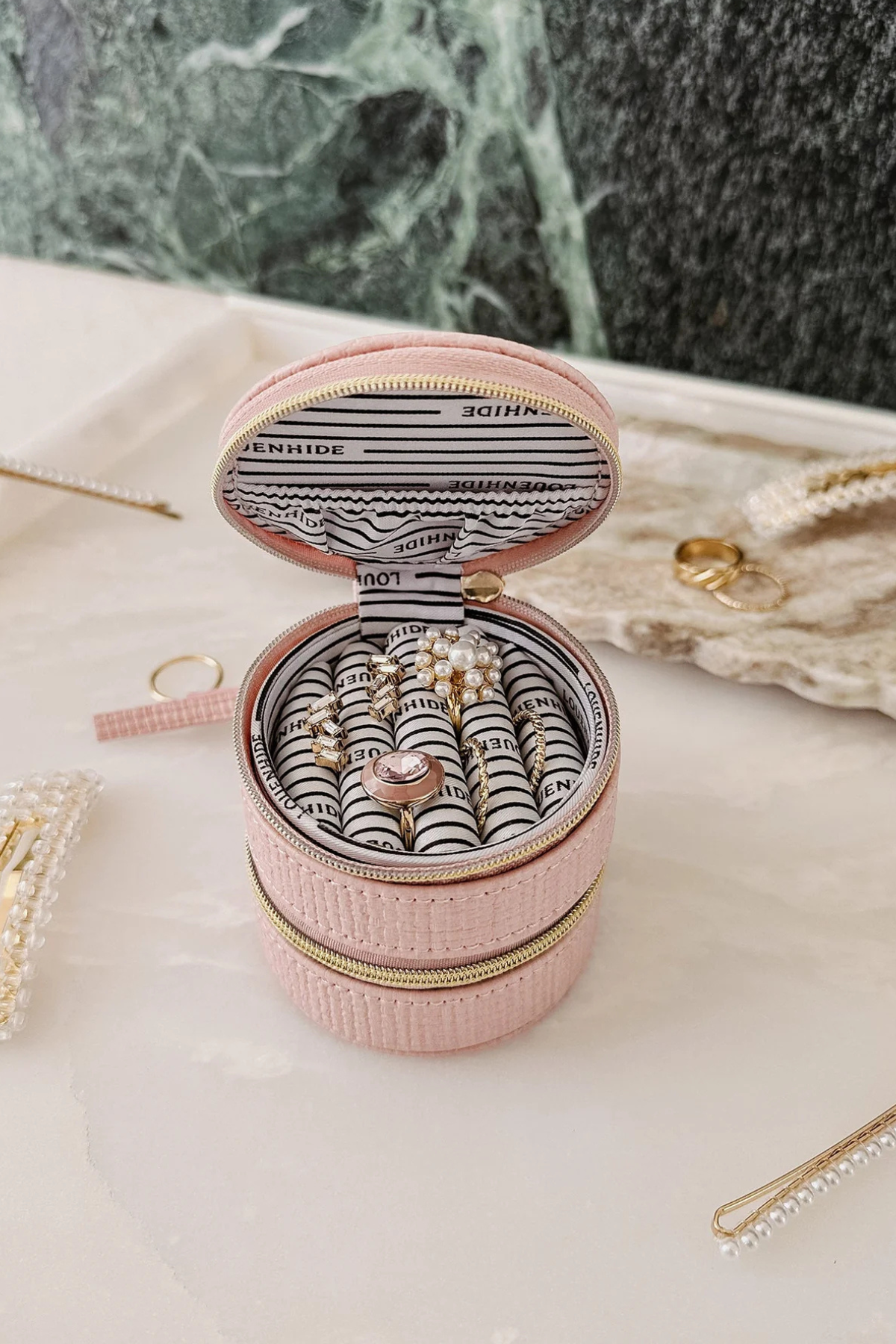 Sofia Jewellery Box Pale Pink