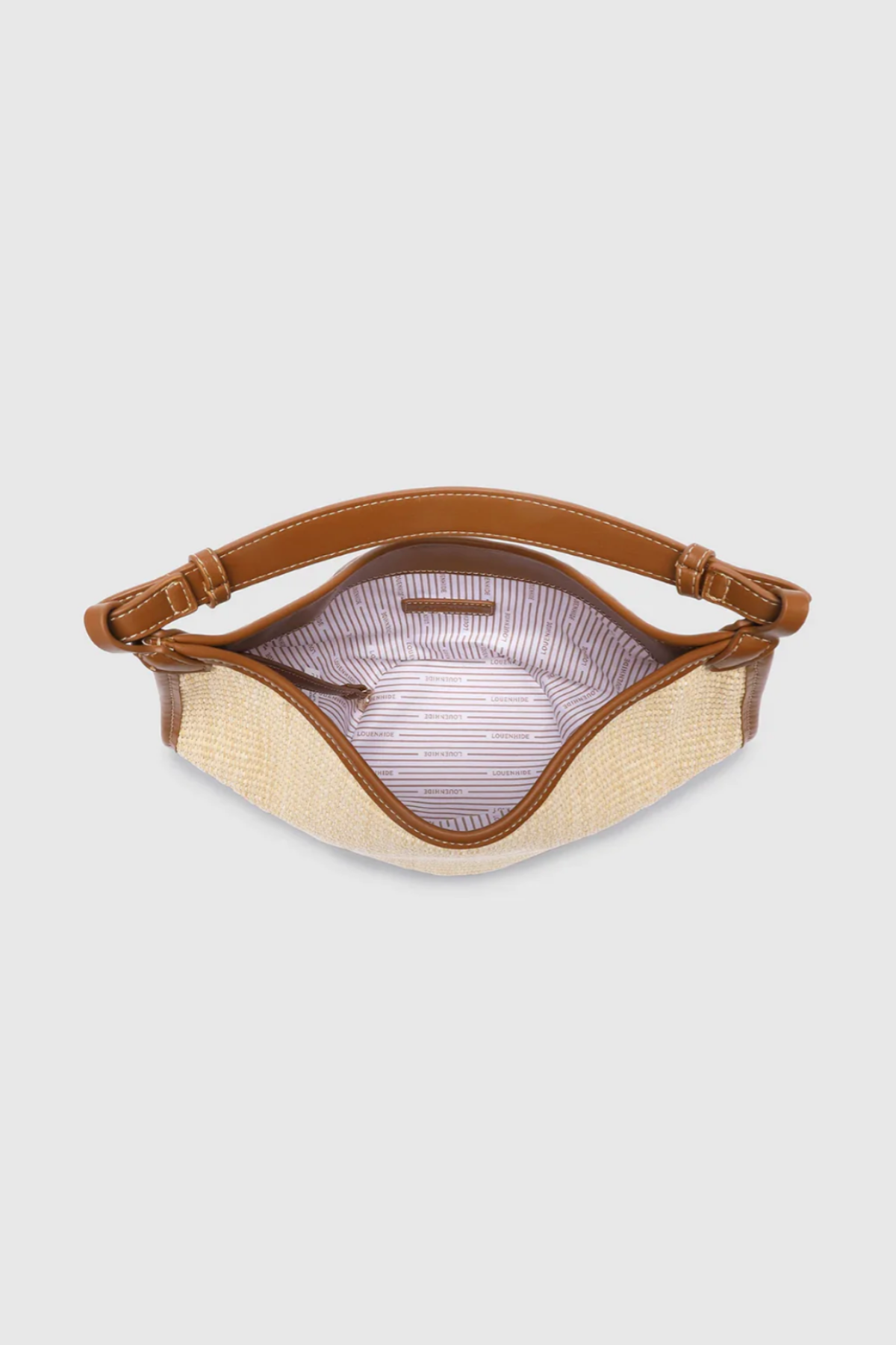 Taya Mini Tote Bag Raffia Tan