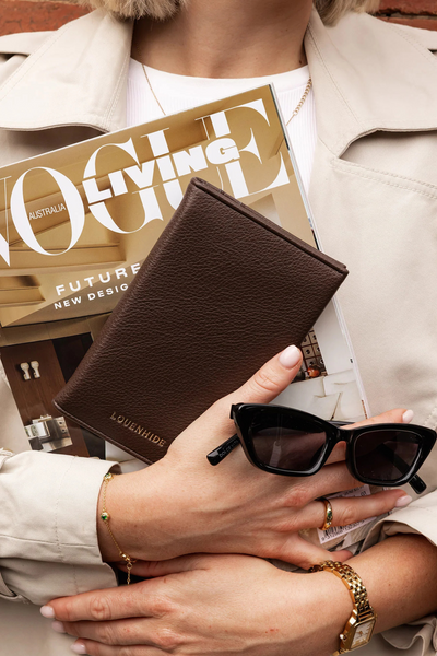 Venice Passport Holder Chocolate
