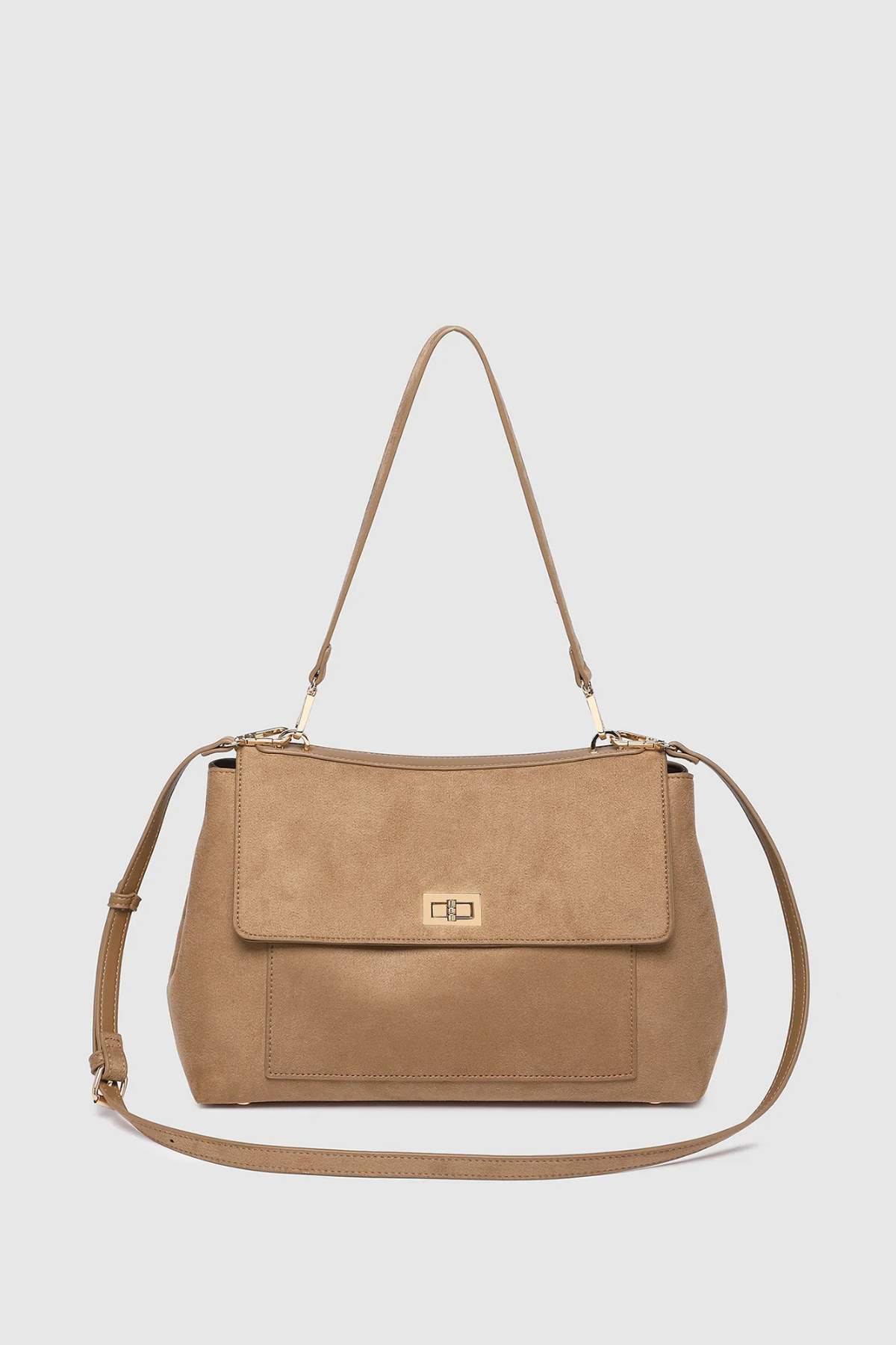 Arden Suedette Shoulder Bag