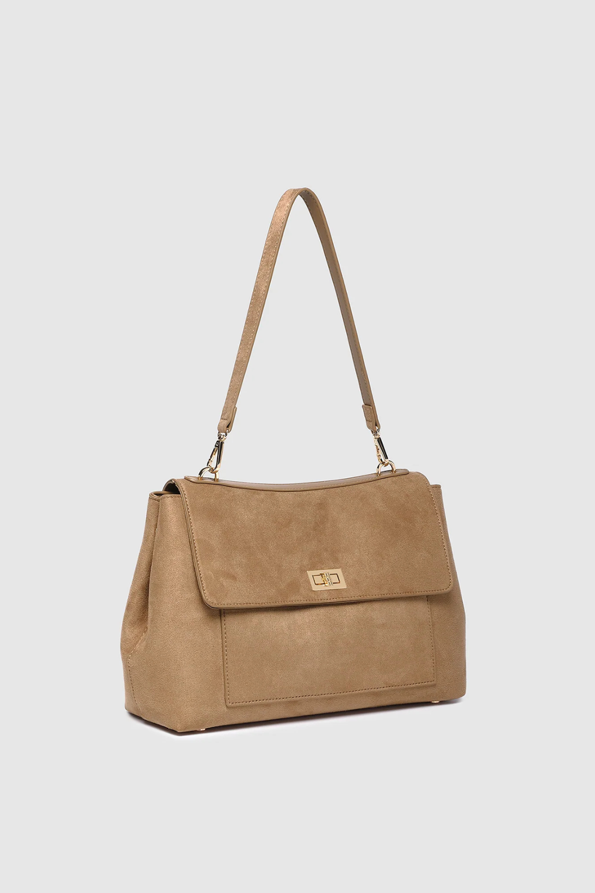 Arden Suedette Shoulder Bag