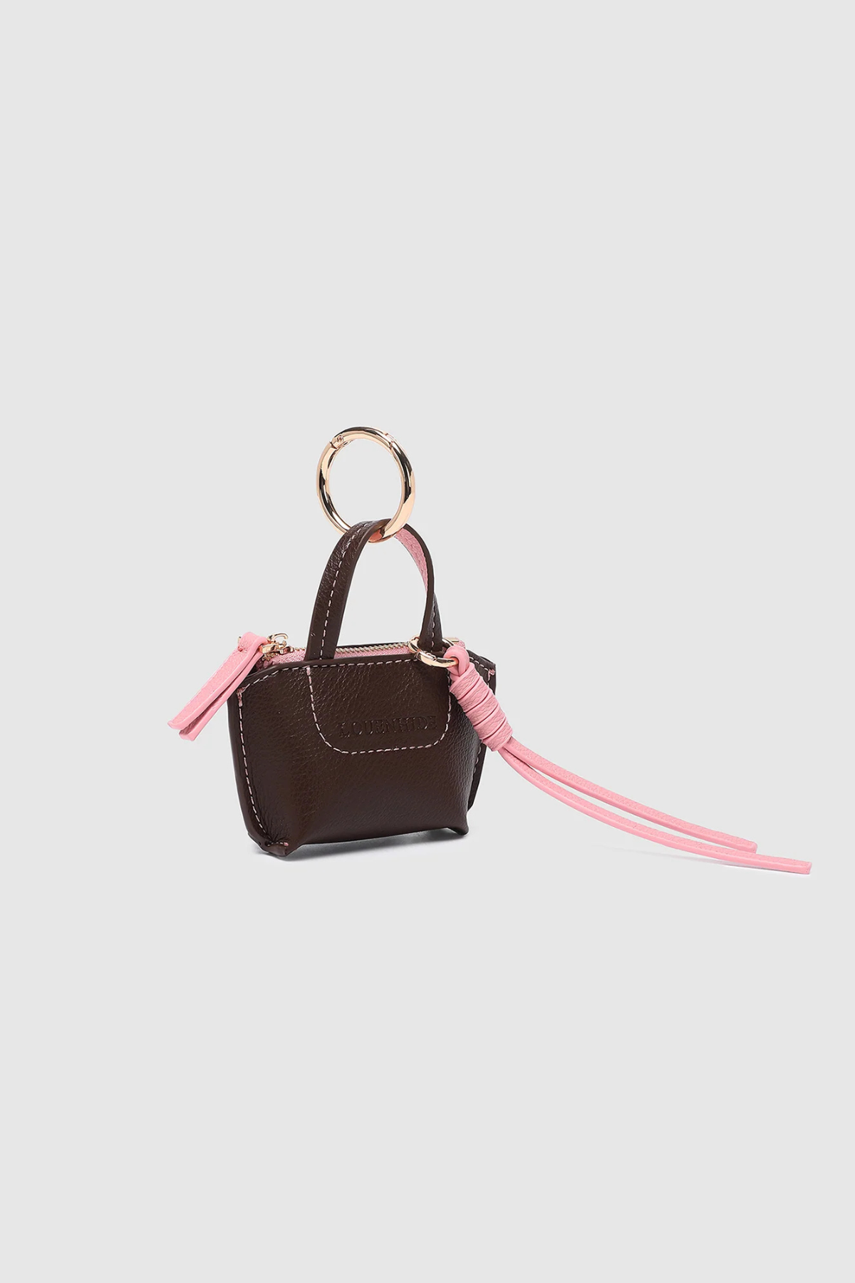 Gina Bag Charm Chocolate
