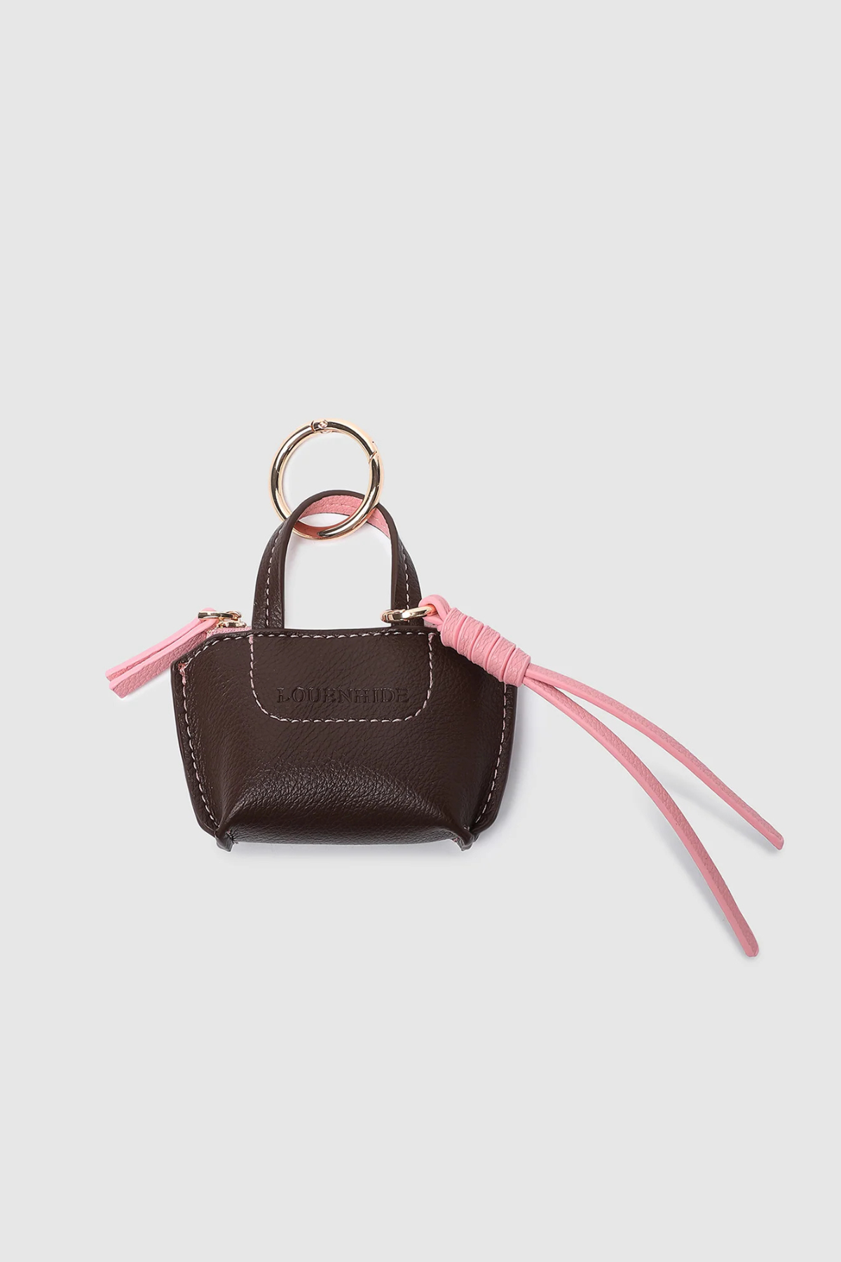 Gina Bag Charm Chocolate