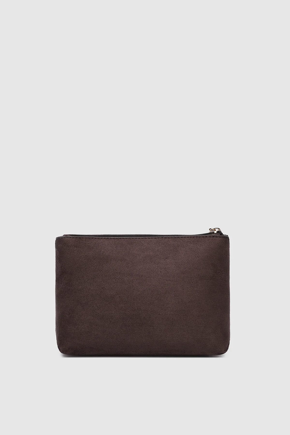 The Everyday Suedette Pouch Chocolate