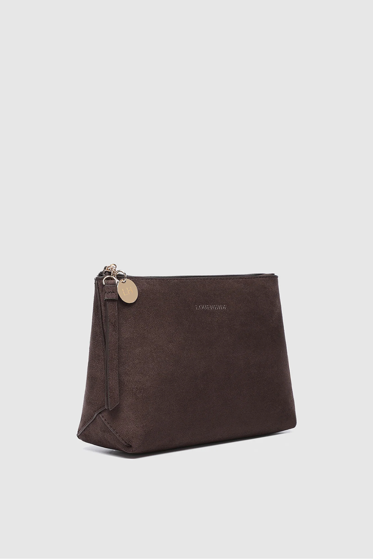 The Everyday Suedette Pouch Chocolate