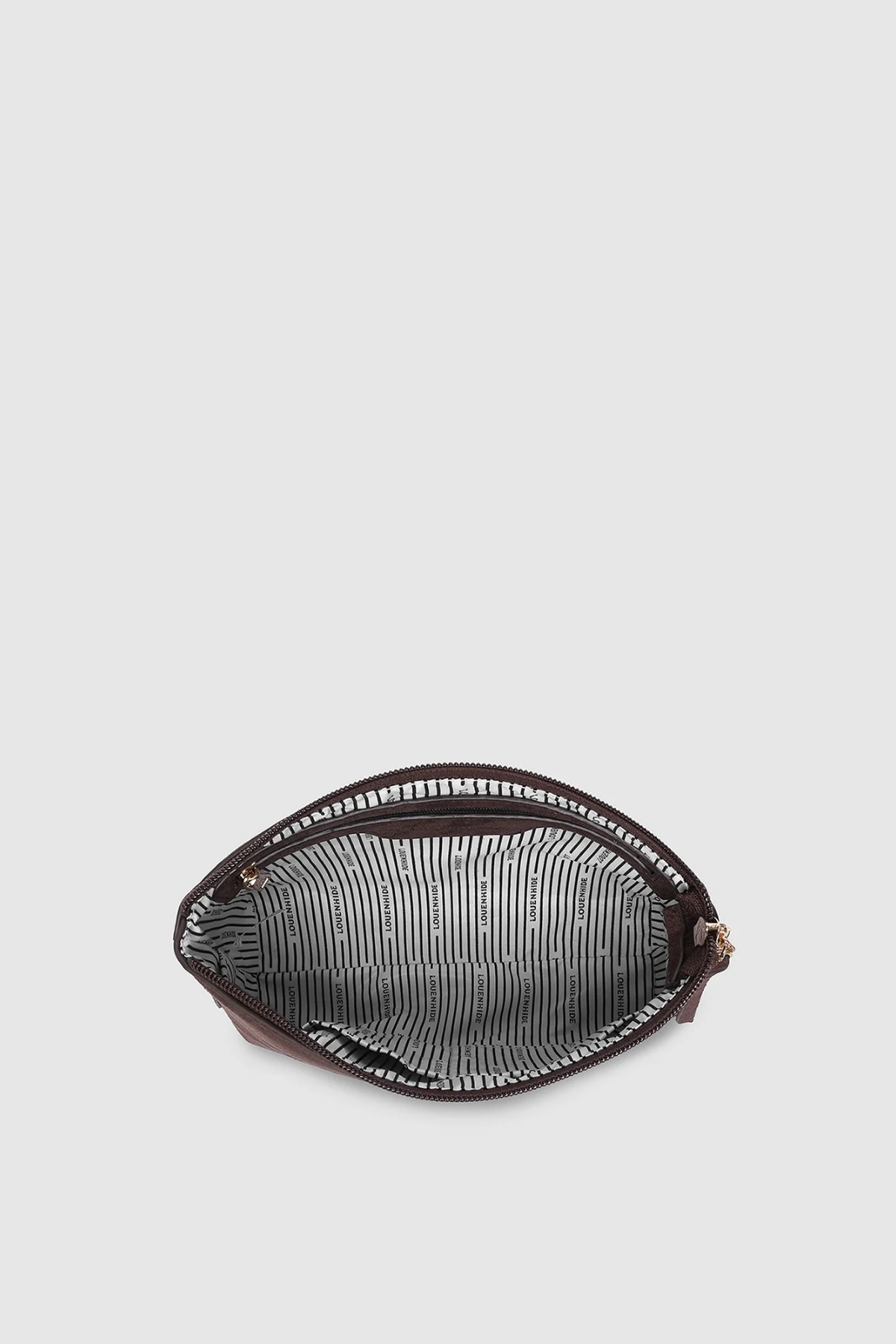 The Everyday Suedette Pouch Chocolate