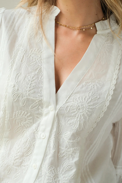 Beatrice Embroidered Blouse