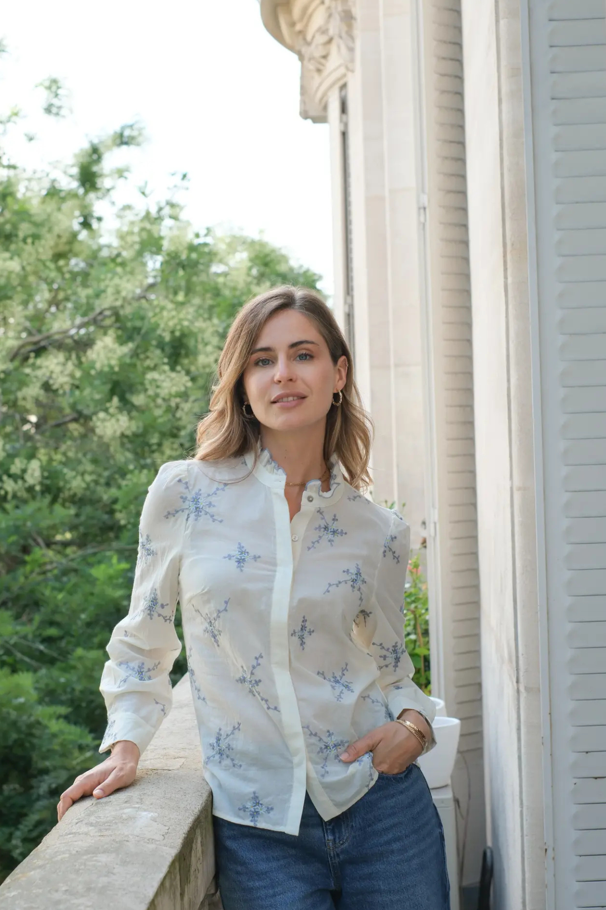 Camila Ruffle Blouse