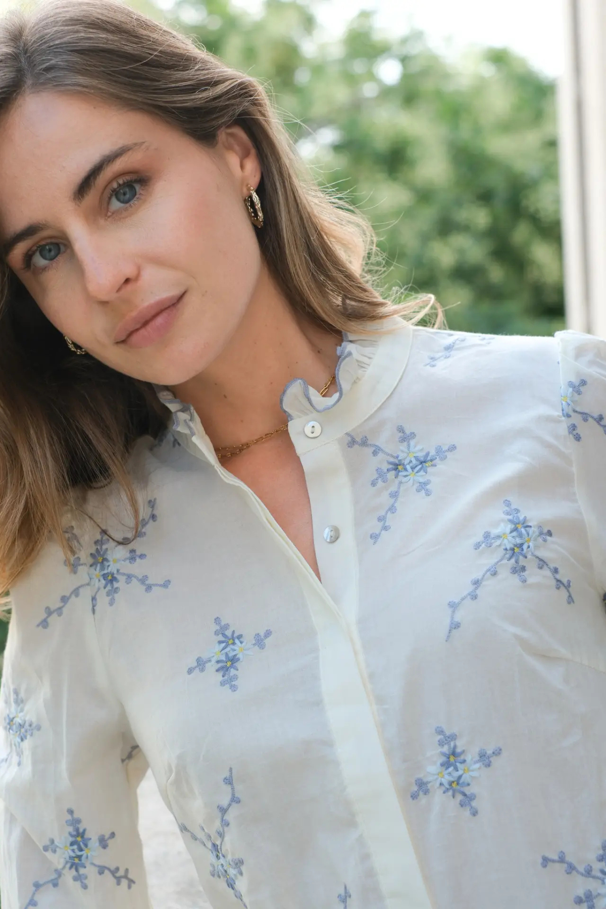 Camila Ruffle Blouse