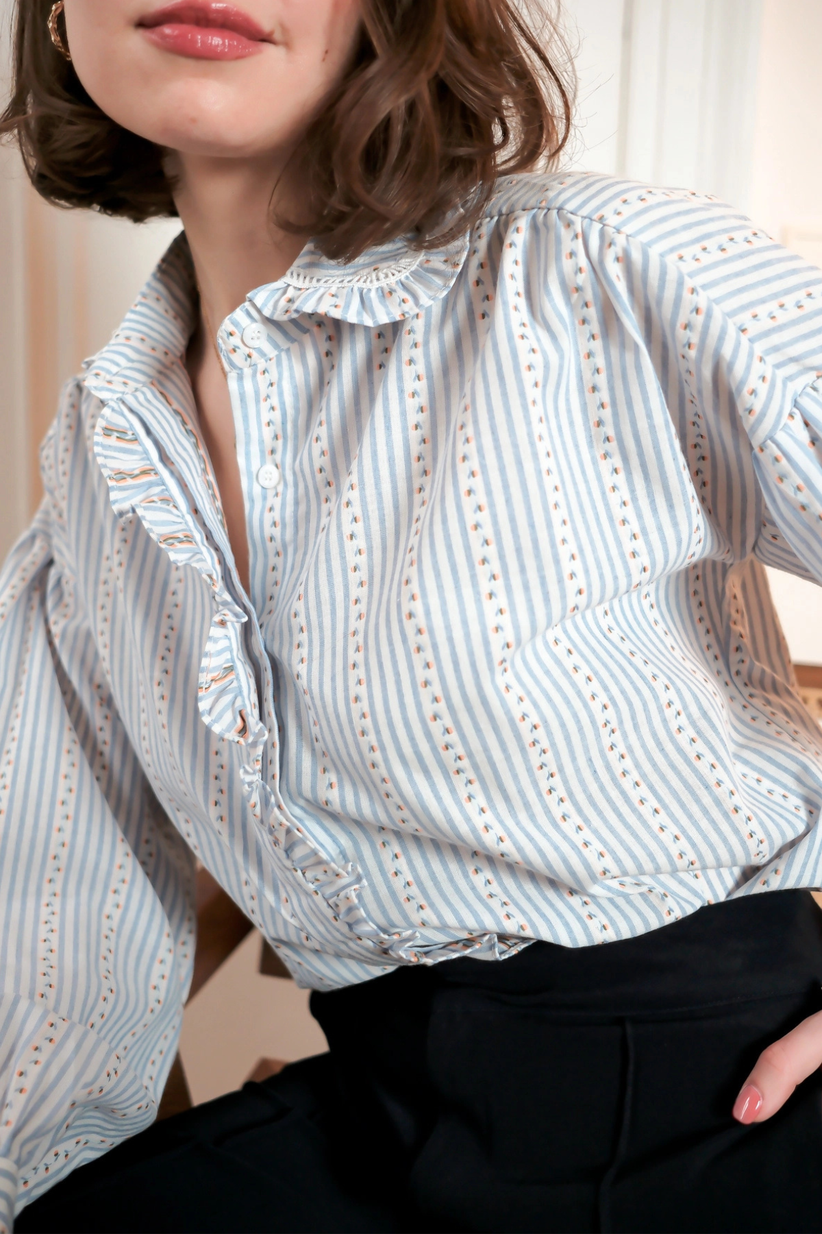 Elisa Stripe Blouse