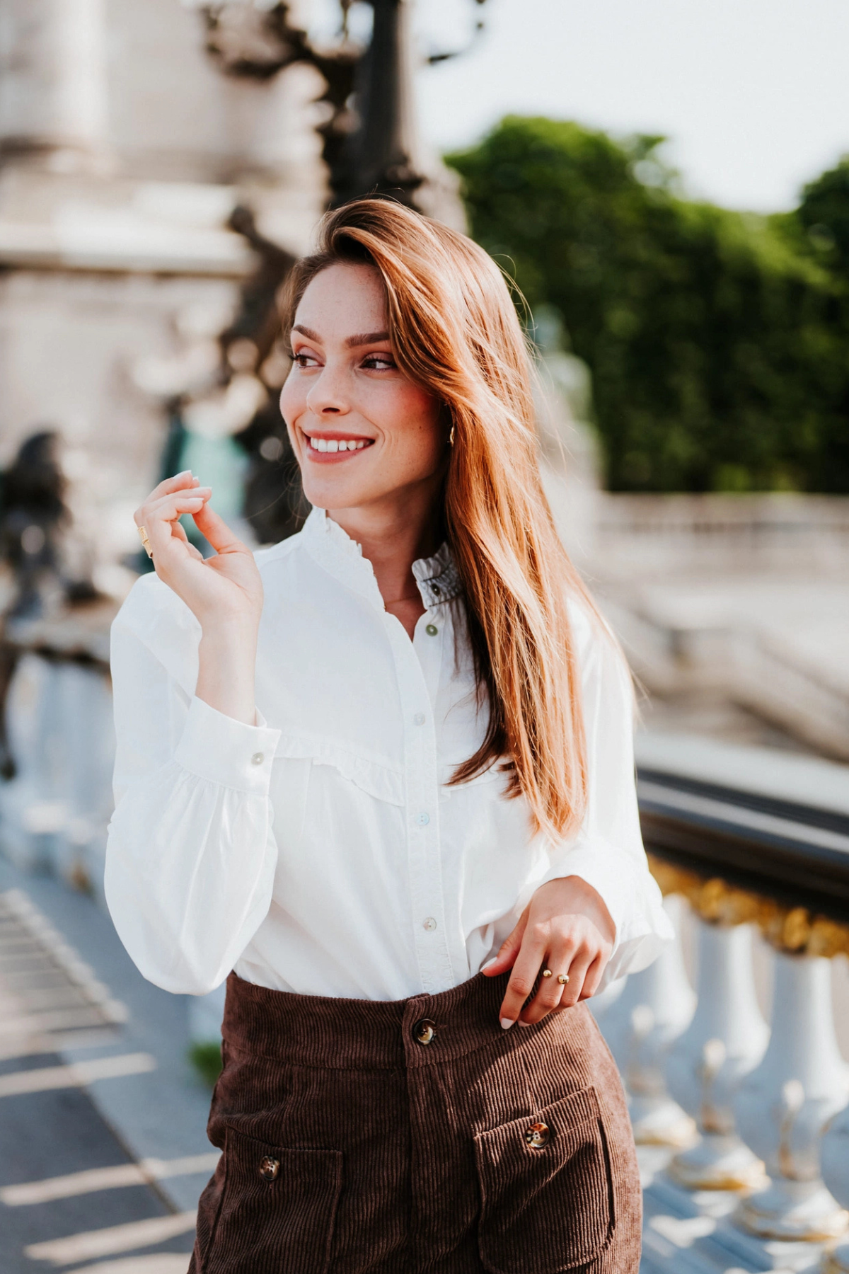 Freesia Blouse Blanc