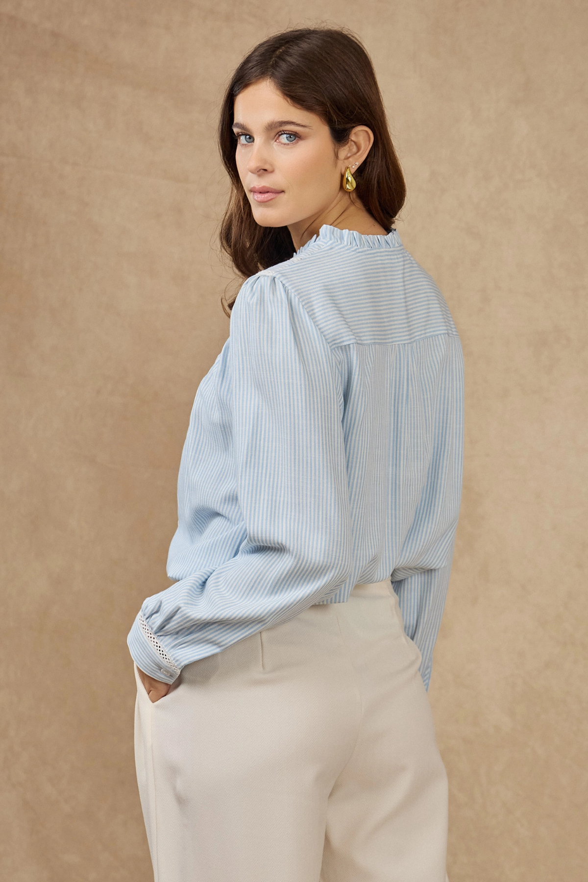 Giovanni Stripe Blouse