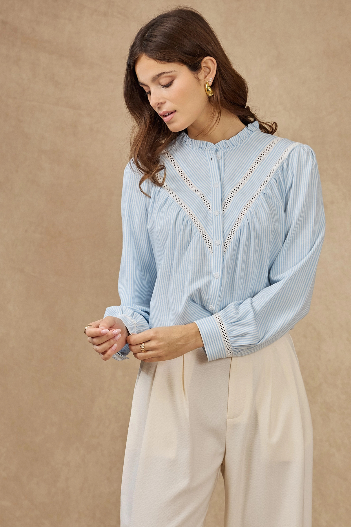 Giovanni Stripe Blouse