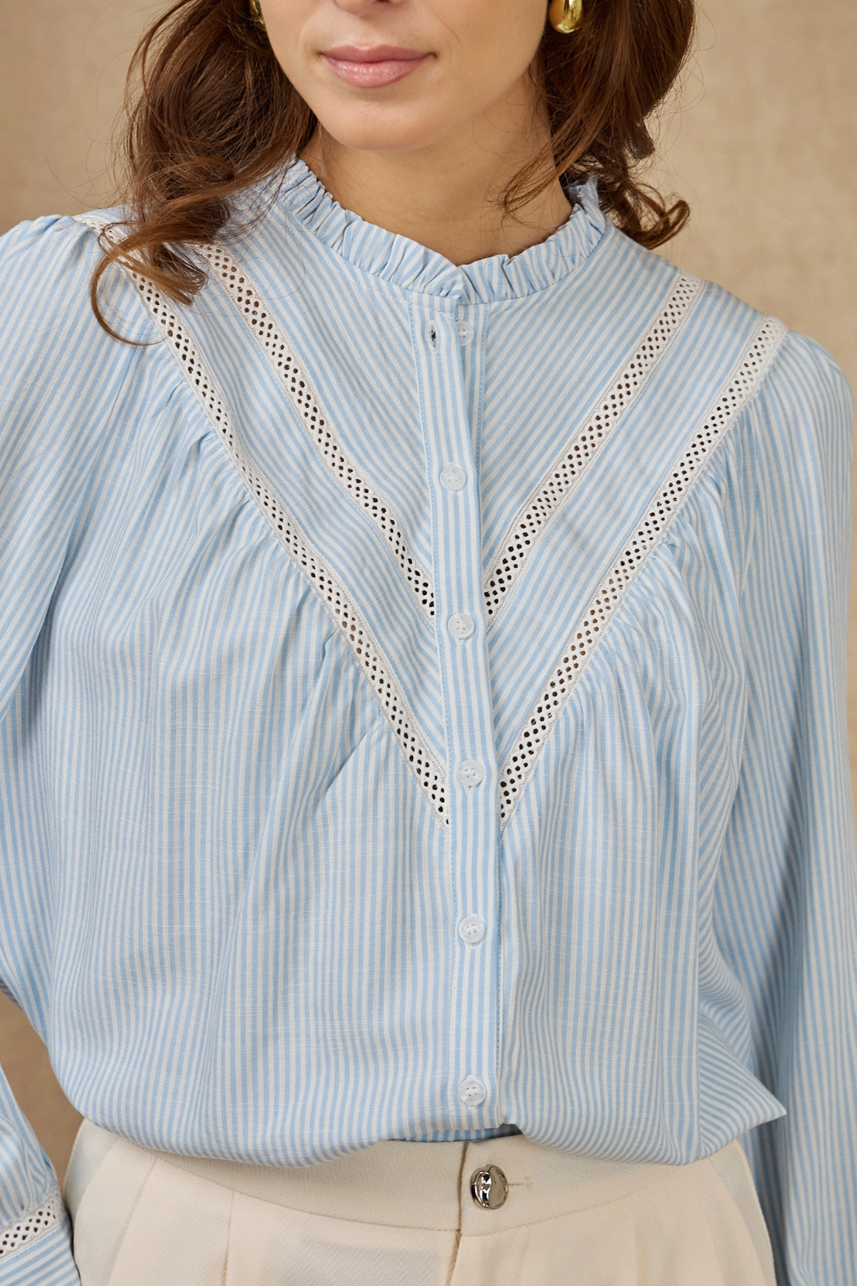 Giovanni Stripe Blouse