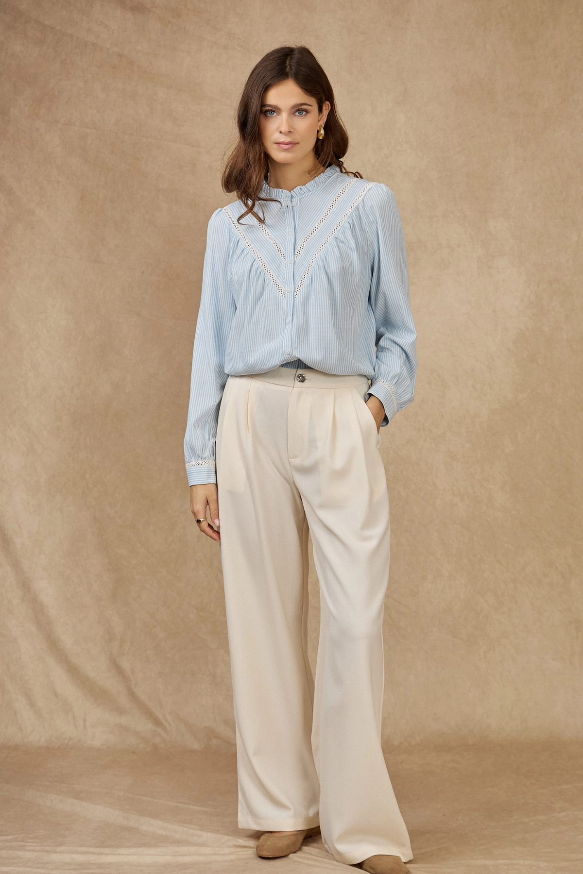 Giovanni Stripe Blouse