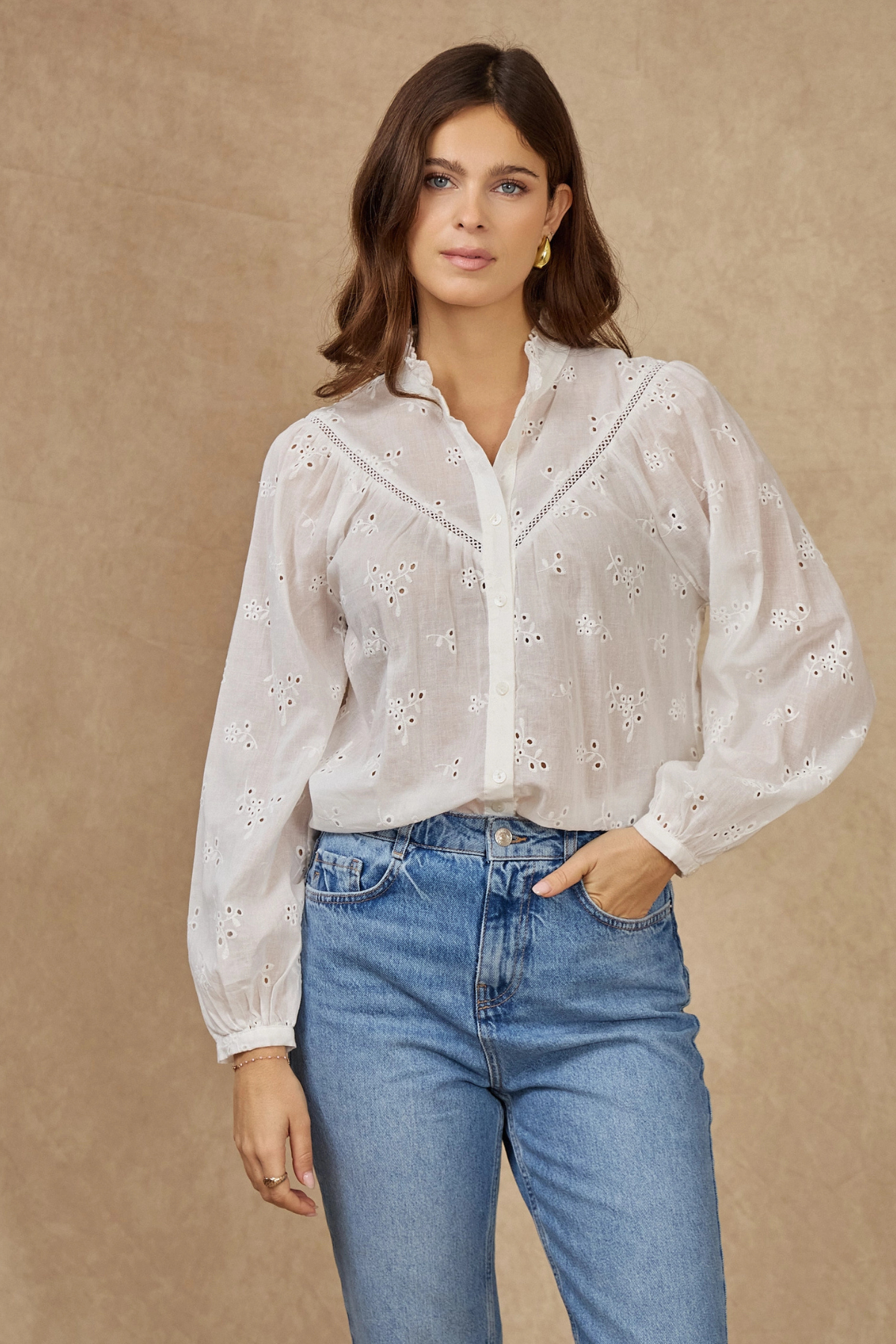 Jonas Embroidery Blouse