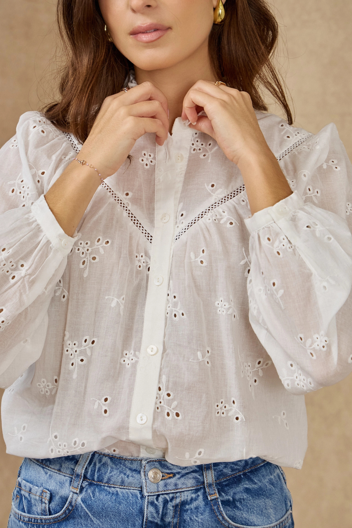 Jonas Embroidery Blouse