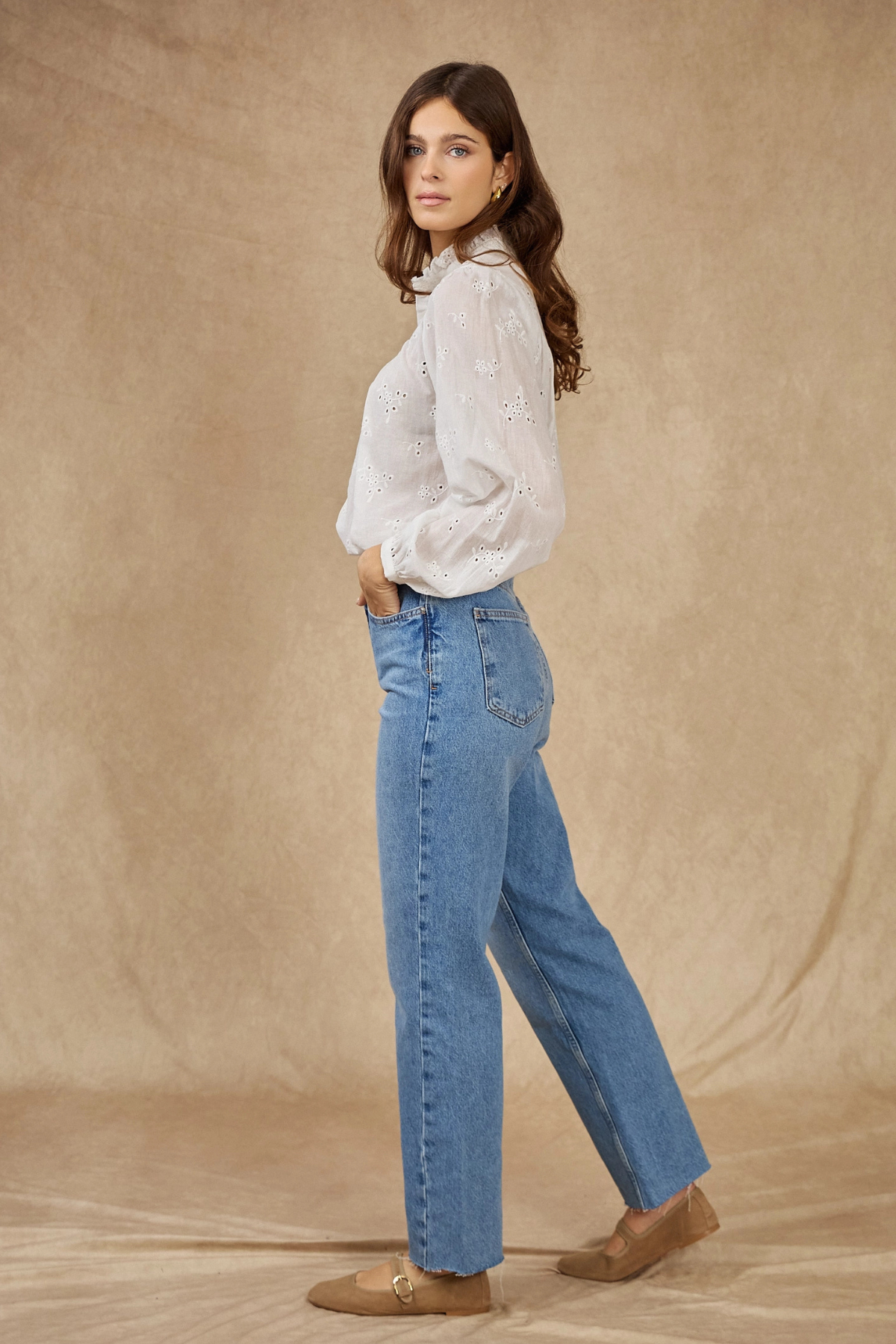 Jonas Embroidery Blouse