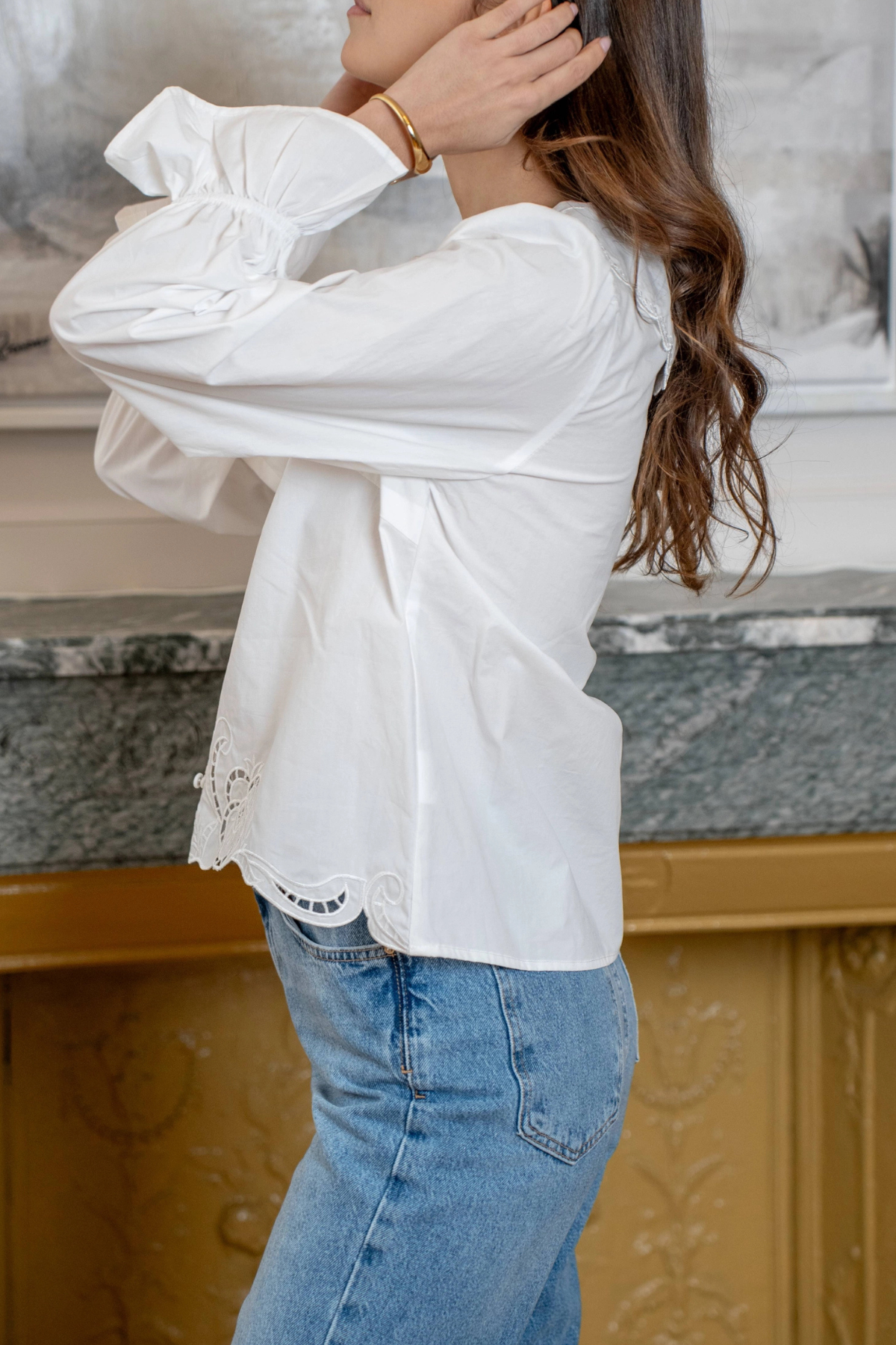 Yasmine Blouse White