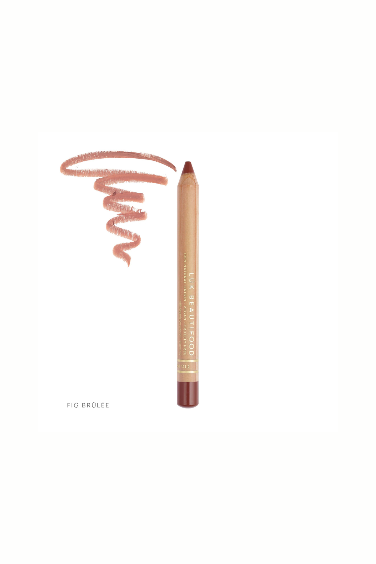 Natural Lipstick Crayon in Fig Brûlée