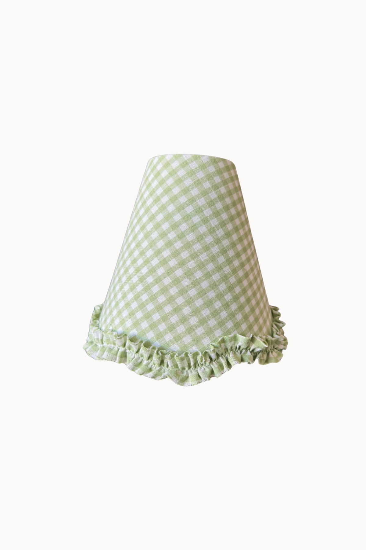 Apple Gingham Scallop Ruffle Lamp Shade