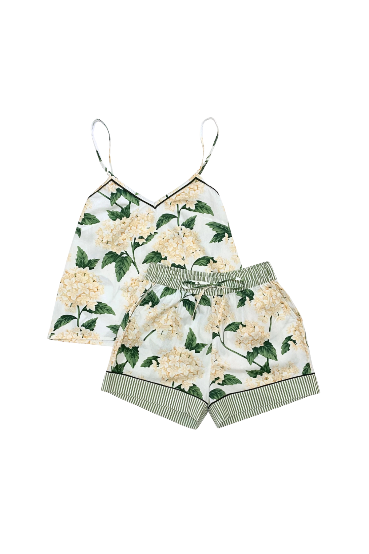 Cream Hydrangea Cami Pyjama Set