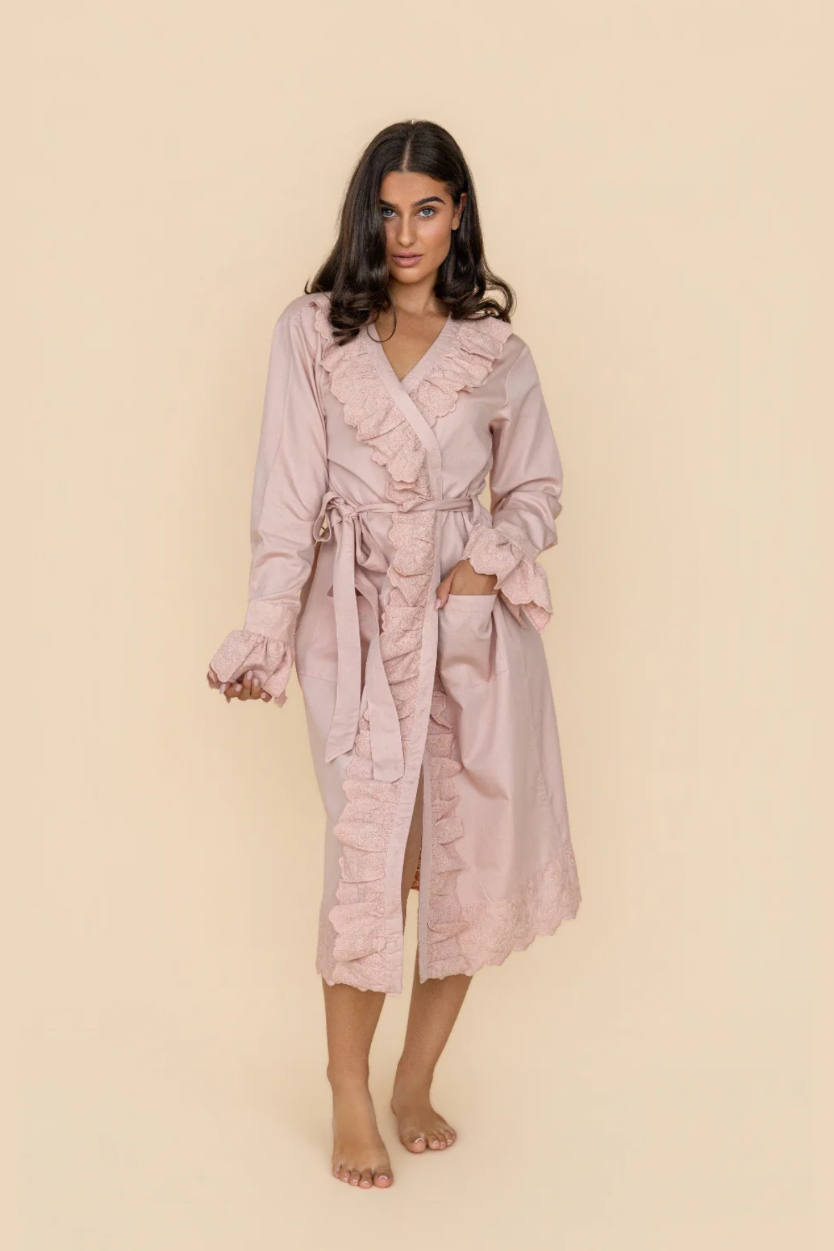 Rose Heirloom Lace Robe
