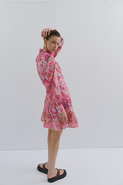 Charlotte Mini Dress Magical Pink Fairytale