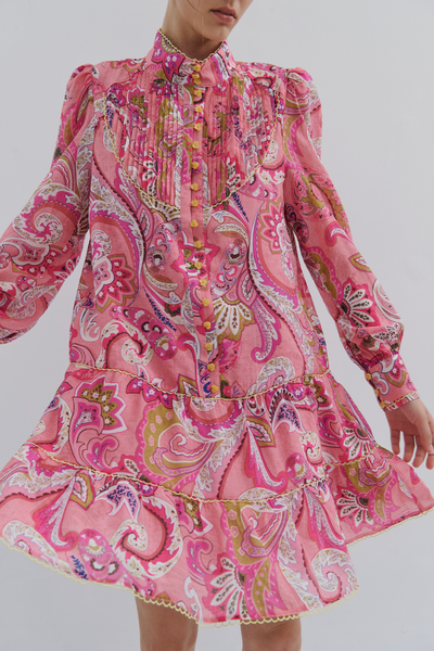 Charlotte Mini Dress Magical Pink Fairytale