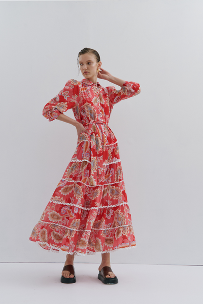 Grace Maxi Dress Queen of Hearts