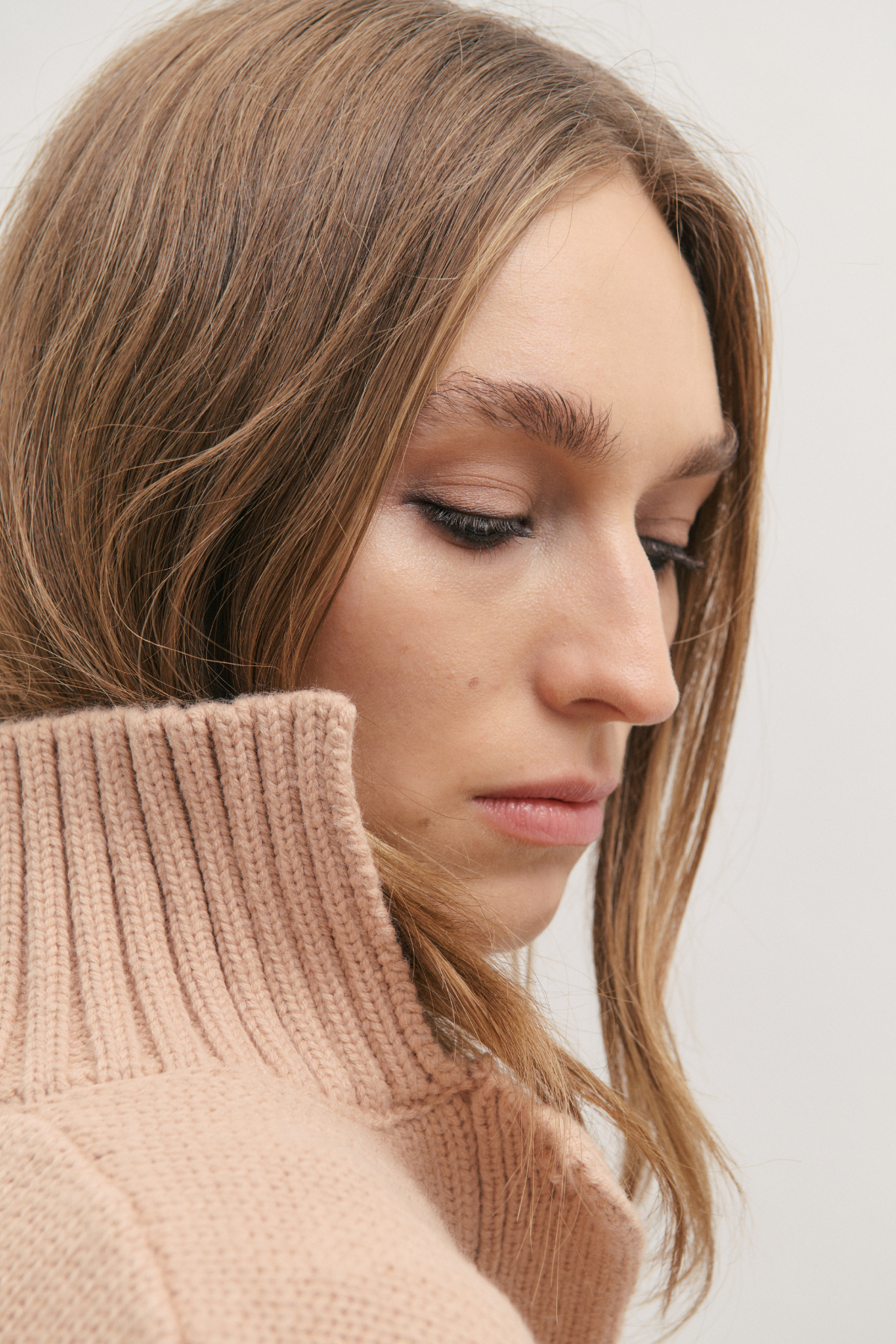 Maevarii Knit Bomber Rose Beige