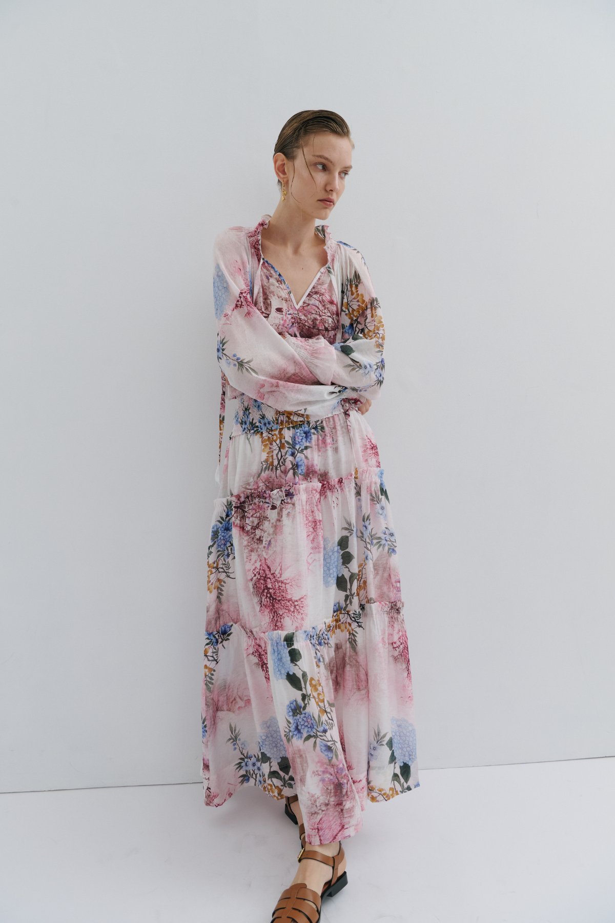 Nina Maxi Skirt Snow Queen