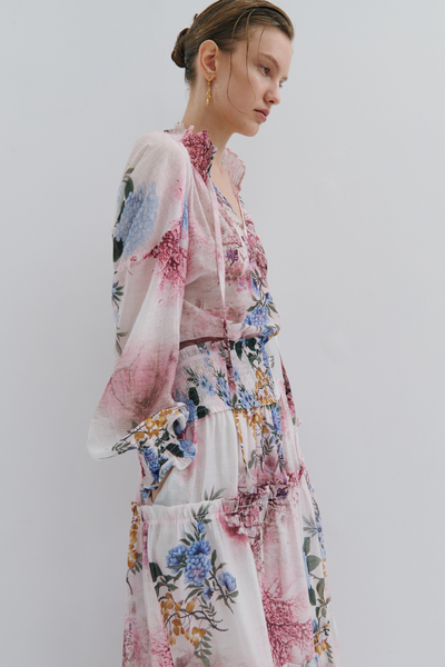 Nina Maxi Skirt Snow Queen