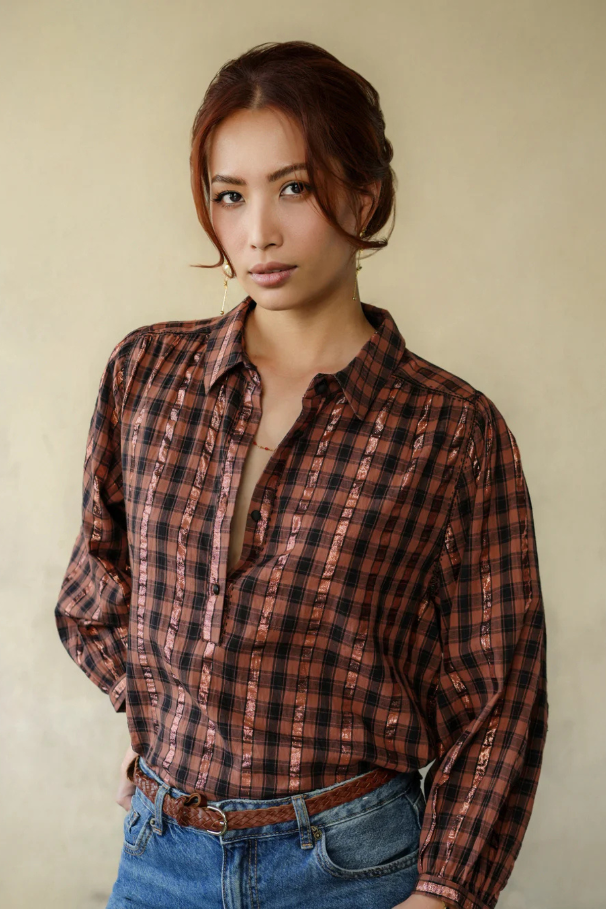 Birkin Blouse Rust