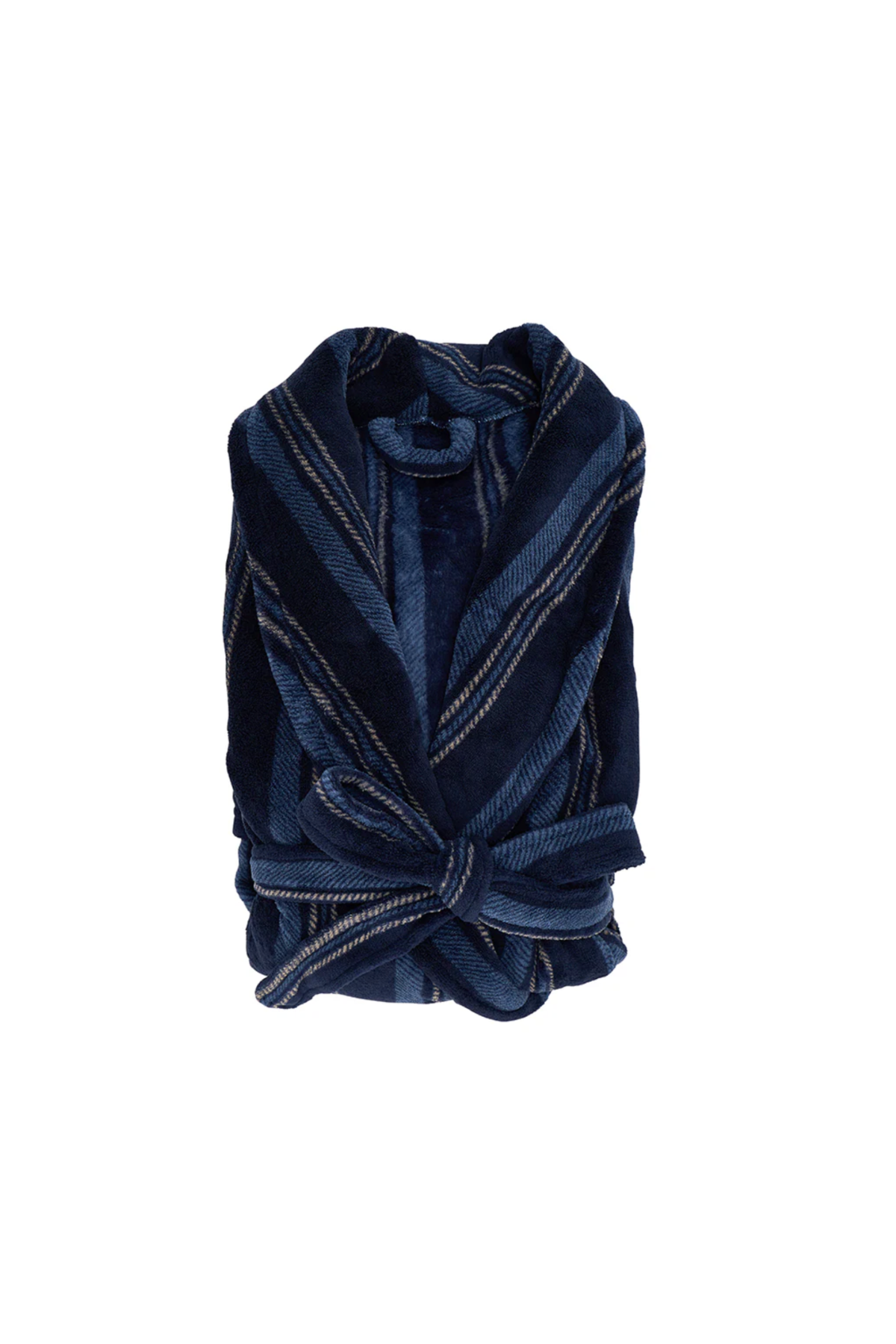 Men's Striped Bath Robe