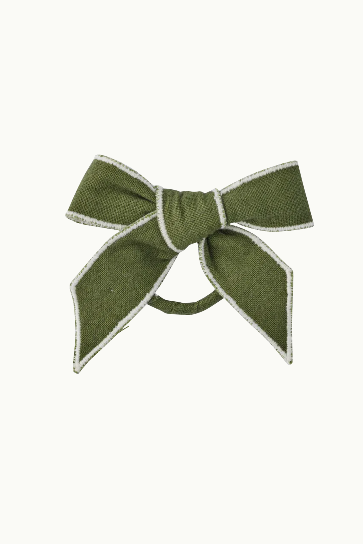 Milla Bow Napkin Ring Olive