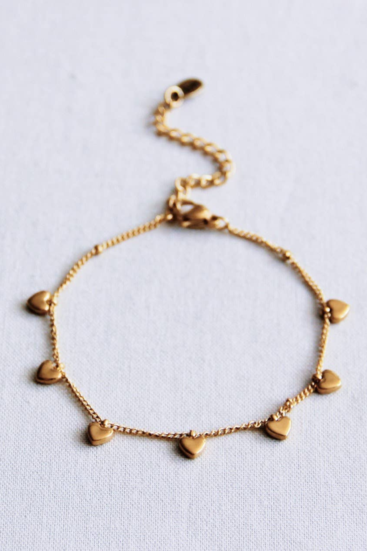 Mini Heart Charm Bracelet