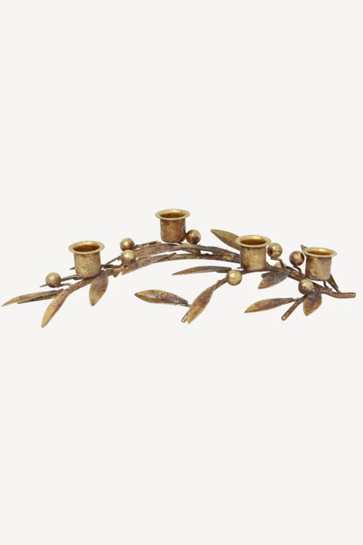 Mistletoe Iron Candleholder Large