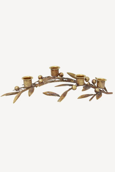 Mistletoe Iron Candleholder Large