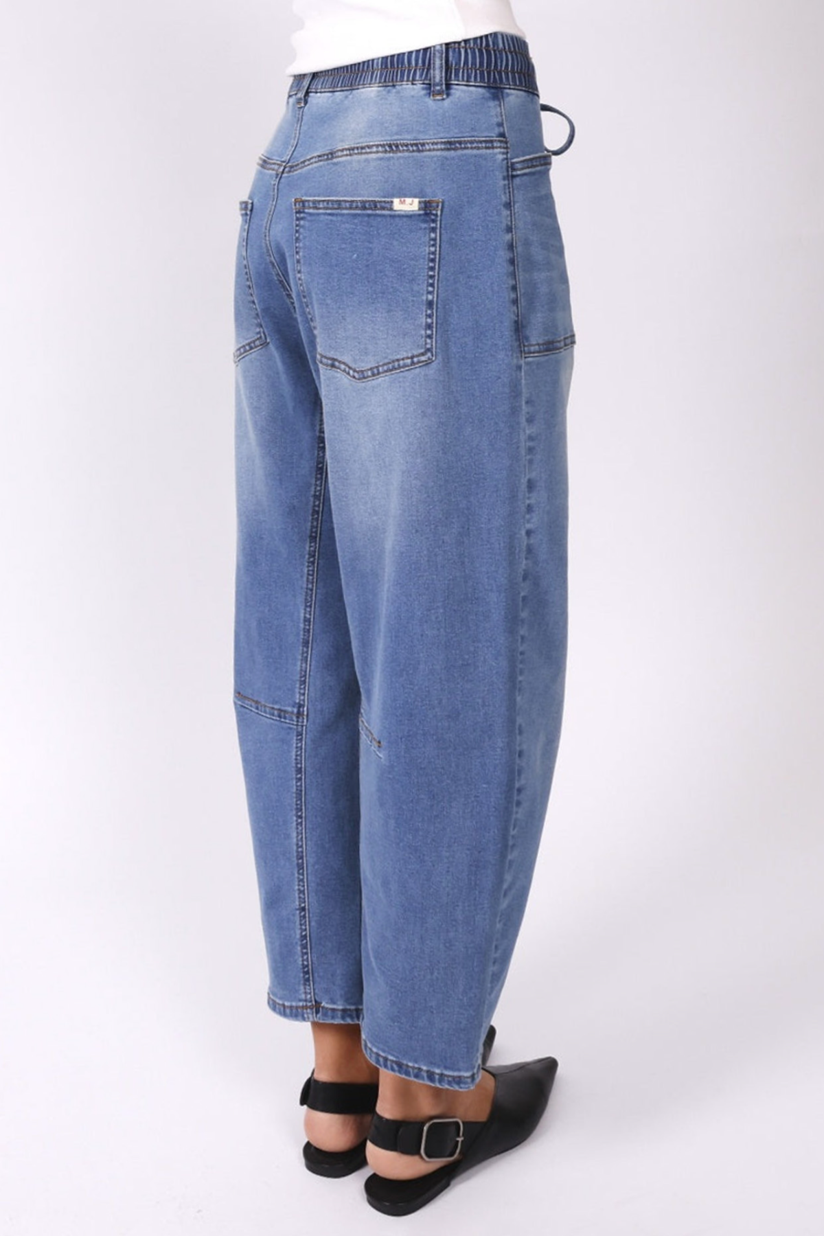 Leo Barrel Jean Blue Denim