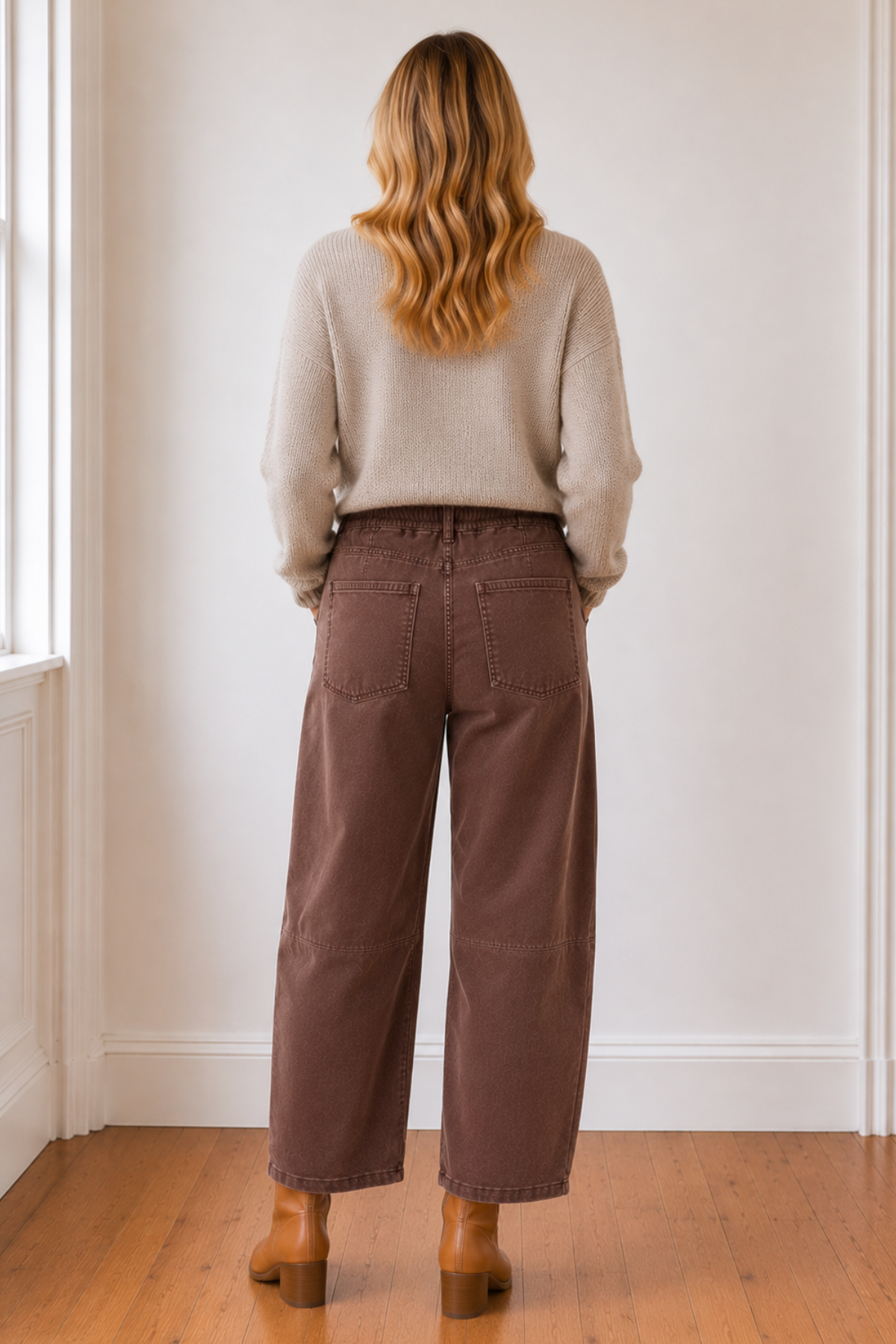 Leo Barrel Jean Chocolate