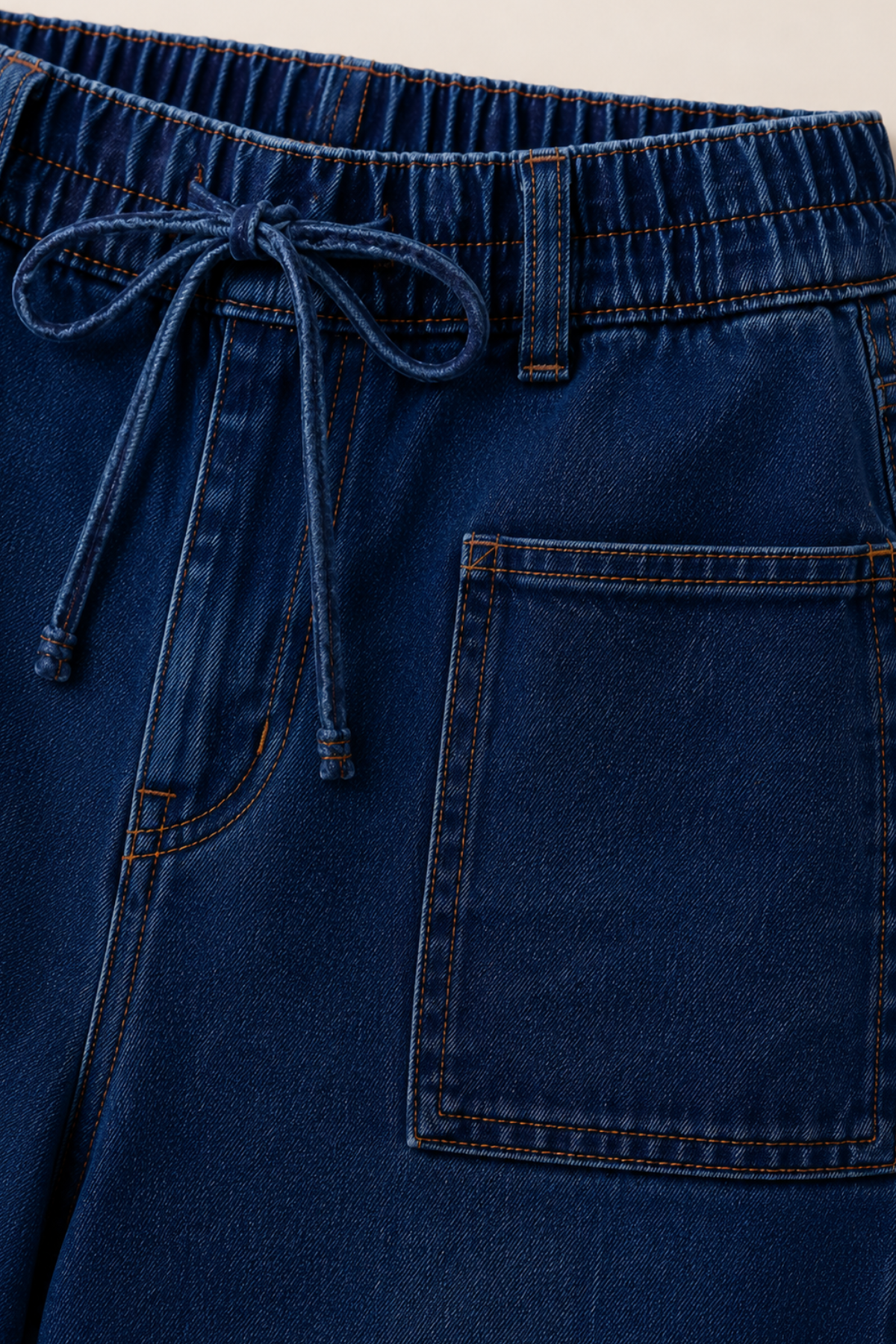 Leo Barrel Jean Ink Denim