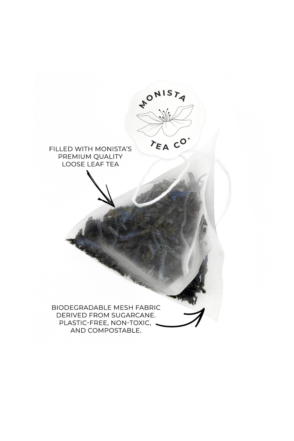 French Earl Grey Pyramid Bags