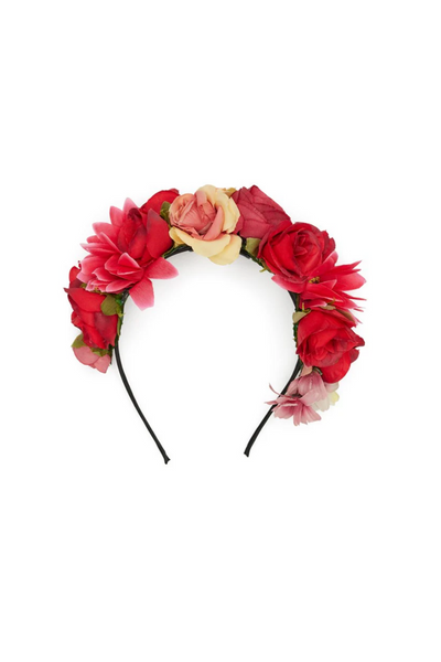 Adelina Flower Crown Red