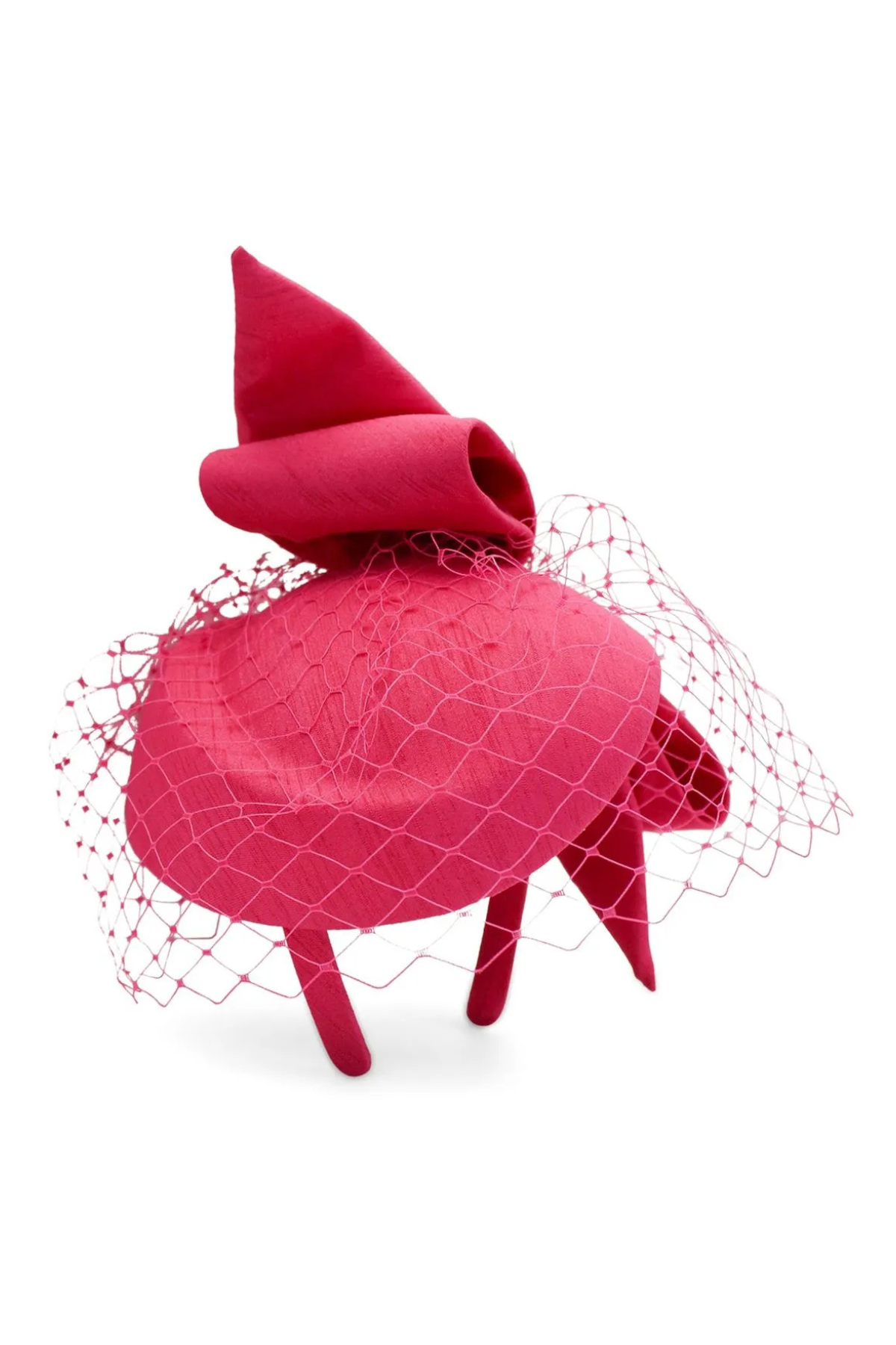 Alina Fascinator Hot Pink