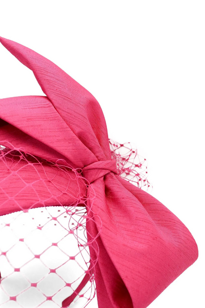 Alina Fascinator Hot Pink