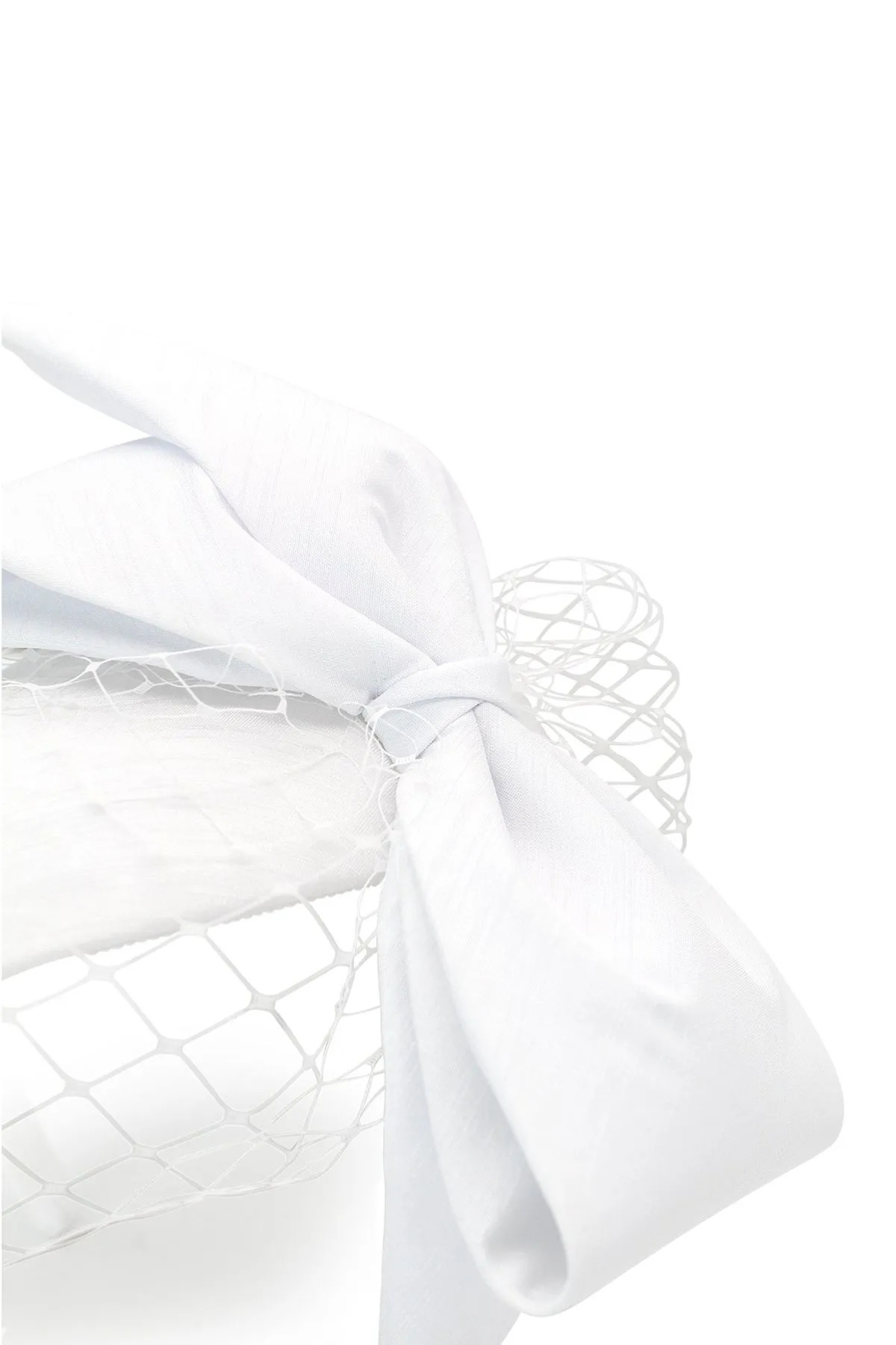 Alina Fascinator White