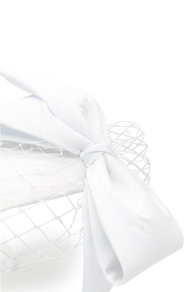 Alina Fascinator White
