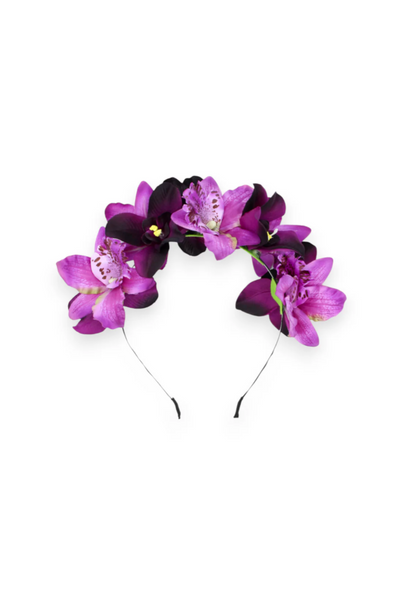 Amrita Flower Crown Purple